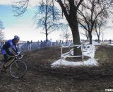 Curtis White with a strong ride to finish second. Junior 17-18 men, 2013 Cyclocross National Championships. © Cyclocross Magazine