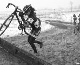 Courtney Comer uncorked a huge sprint to win by a comfortable margin and take the Junior Women 13-14 title. © Cyclocross Magazine