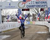 Karen Brems added her second victory in two days, winning both the Masters 50-54 and the B Race. © Cyclocross Magazine