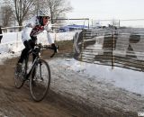 Charles Townsend from MN took control of the 60-64 race. 2013 Cyclocross National Championships. ©Cyclocross Magazine