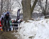 Robert Marion led early, with Kevin Bradford Parish in tow. Masters 30-34.  © Cyclocross Magazine