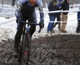 Ken Benesh and Kevin McConnell racing for a podium finish. Masters 30-34. 2013 Cyclocross National Championships. © Cyclocross Magazine