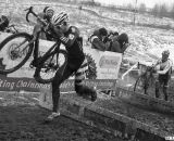 Russel Stevenson runs away to a Masters 35-39 title.. 2013 Cyclocross Nationals.© Cyclocross Magazine