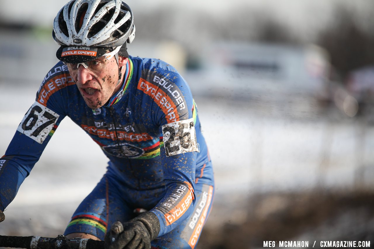Pete Webber represented his World Championship jersey well with another Nationals win. © Cyclocross Magazine