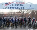 The start of the Masters Men 40-44, 2013 Cyclocross Nationals. © Meg McMahon