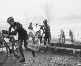Cariveau chasing Butler and leading Myrah. Masters 45-49, 2013 Nationals. © Cyclocross Magazine