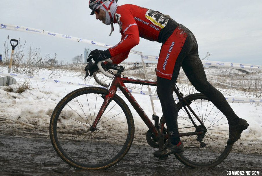 Bob Downs won on his local course. ©Cyclocross Magazine