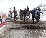 The Masters 55-59 field was one of the largest of the day. ©Cyclocross Magazine
