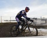 Henry Kramer in the lead. Masters 55-59, 2013 Cyclocross National Championships. ©Cyclocross Magazine