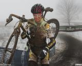 Ellen Sherrill would finish just off the podium in 6th. Masters Women 30-34. 2013 Cyclocross Nationals. © Dave McElwaine