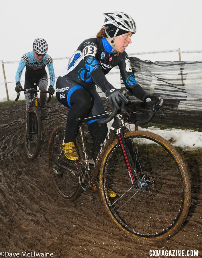 Masters Women 35-39, 2013 Cyclocross Nationals. © Dave McElwaine