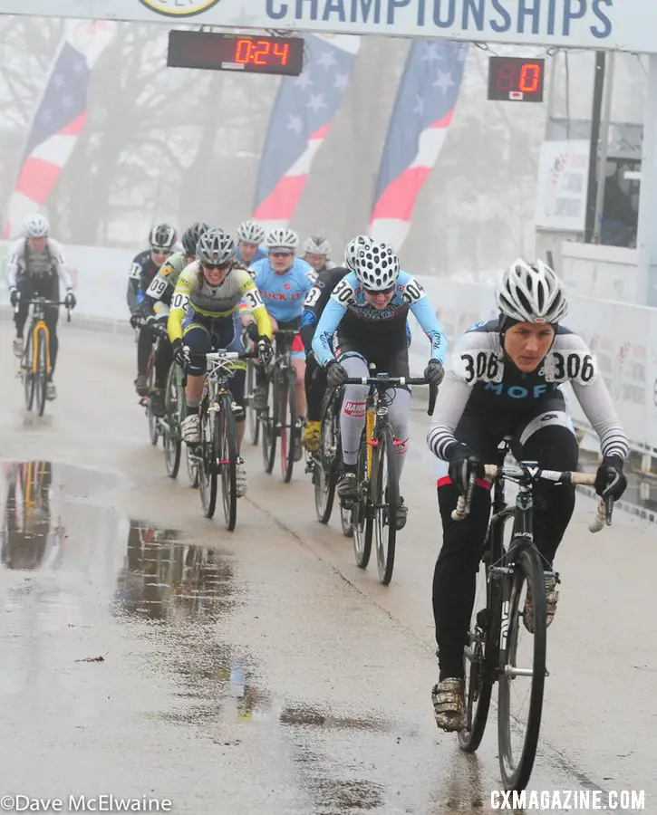 Masters Women 35-39, 2013 Cyclocross Nationals. © Dave McElwaine