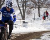 Sarvary in command to defend her 55-59 national championships title. ©Cyclocross Magazine