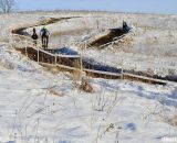 Craig at his best - going downhill in sketchy conditions. 2013 Singlespeed Cyclocross National Championships. © Cyclocross Magazine