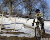 Ellen Sherrill of South Lake Tahoe started the Bicycle Bluebook / HRS / Rock Lobster strong showing in the singlespeed races. © Cyclocross Magazine