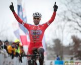 Eckmann with a commanding win in the U23 Men's race. 2013 National Championships. © Meg McMahon