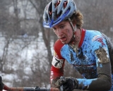 Andrew Dillman with an impressive 2nd place ride as a first-year U23. 2013 Cyclocross National Championships. © Cyclocross Magazine