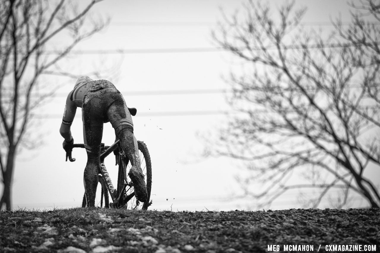 Once Sven Nys got the gap over Vantornout, the race was over © Meg McMahon