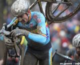 Bart Wellens, shown here at the 2013 Worlds, continued his impressive form with a win ahead of newly crowned World Champion Sven Nys © Meg McMahon