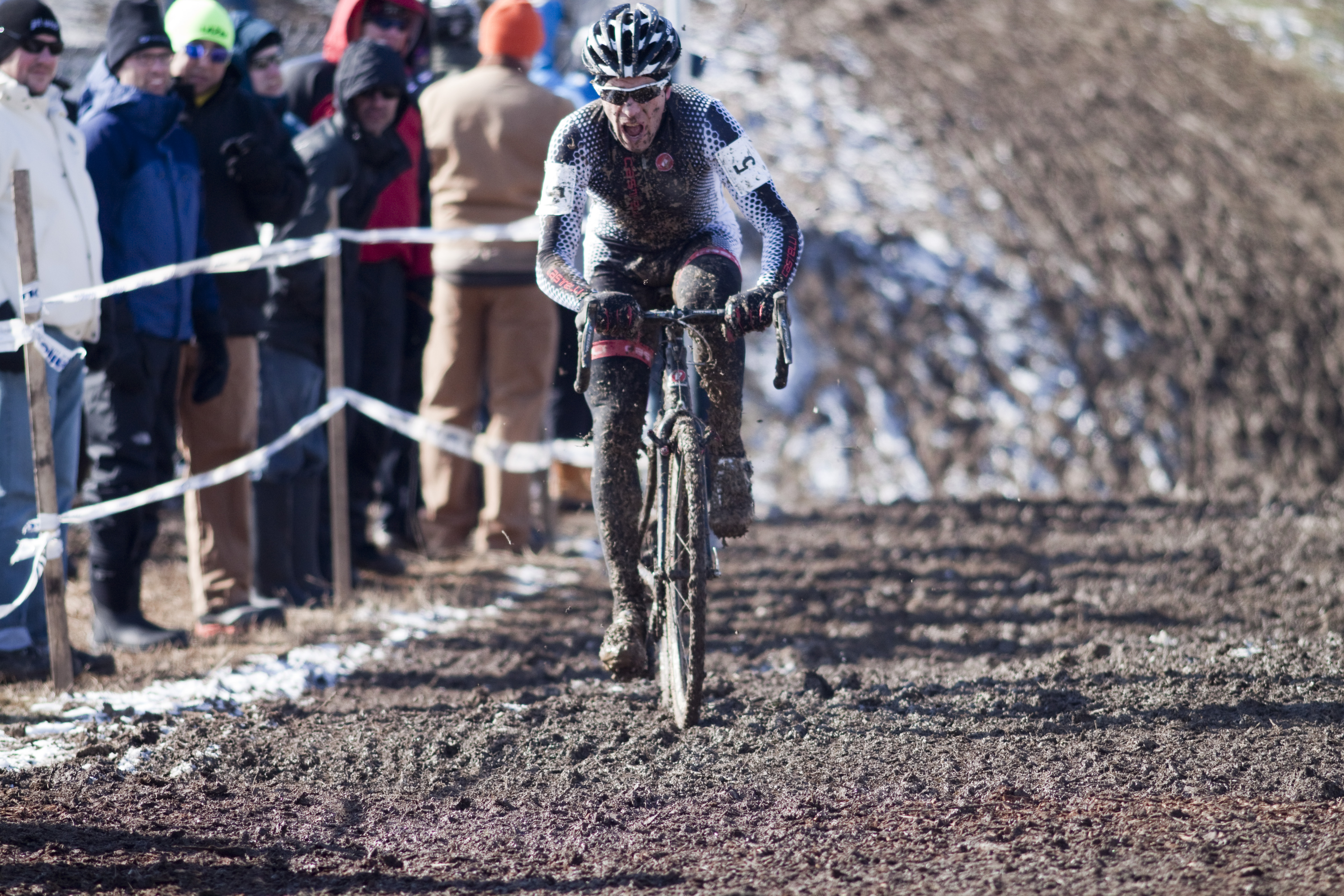 Mike Yozell had an amazing ride for second at 2013 Cyclocross World Championship Masters Men 40-44. © Cyclocross Magazine