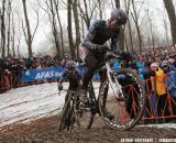 Jeremy Powers and Jamey Driscoll racing on home territory © Nathan Hofferber