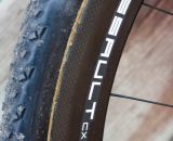 Reynold's Assualt CX carbon tubular wheels dressed with Specialized Terra tubular tires will keep Don Myrah moving forward at Fort Collins - Ibis Hakkalugi Disc Cyclocross Bike. ©Cyclocross Magazine