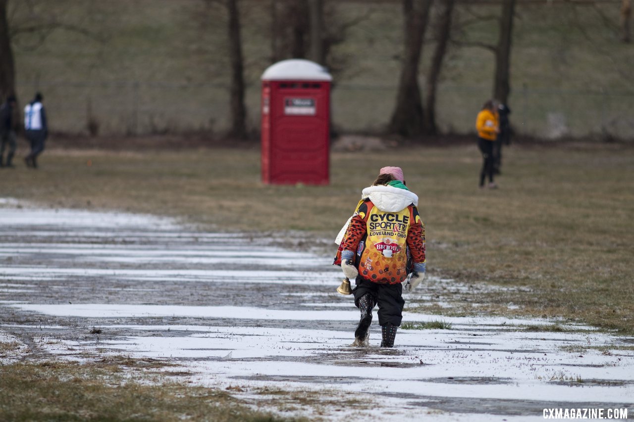 The course, on a flood plain, soaked up the night\'s rain © Cyclocross Magazine