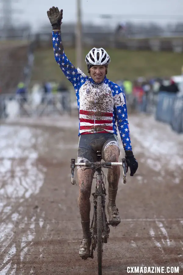 This is Tilford\'s second World Masters title in Cyclocross © Cyclocross Magazine