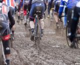 The furious, dirty start. 2013 Cyclocross World Championships - Masters Men 55-59. © Cyclocross Magazine