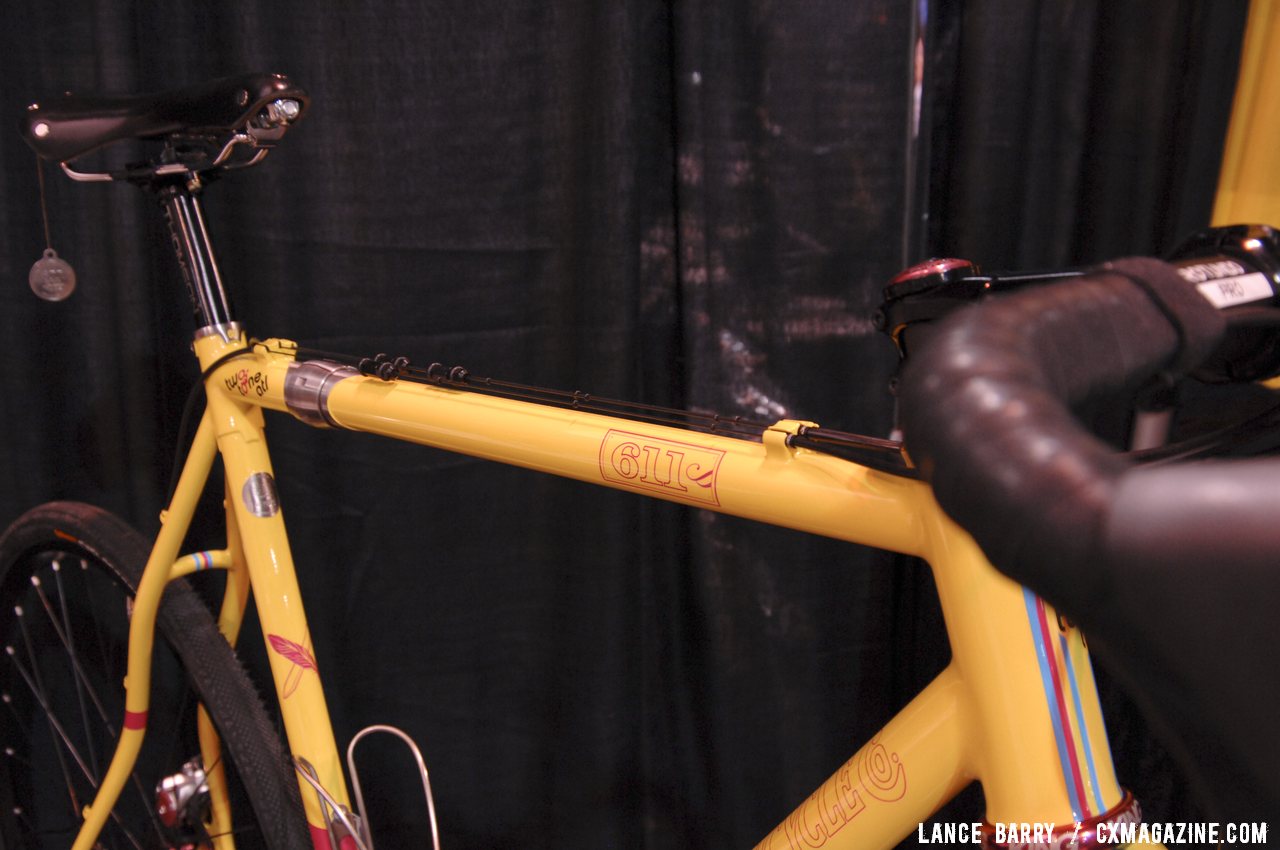 Six Eleven\'s 2013 NAHBS S&S Coupled cyclocross bike for Jon Woodroof. © Lance Barry
