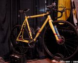 Six Eleven's 2013 NAHBS S&S Coupled cyclocross bike for Jon Woodroof, with Retroshift shifters. © Lance Barry