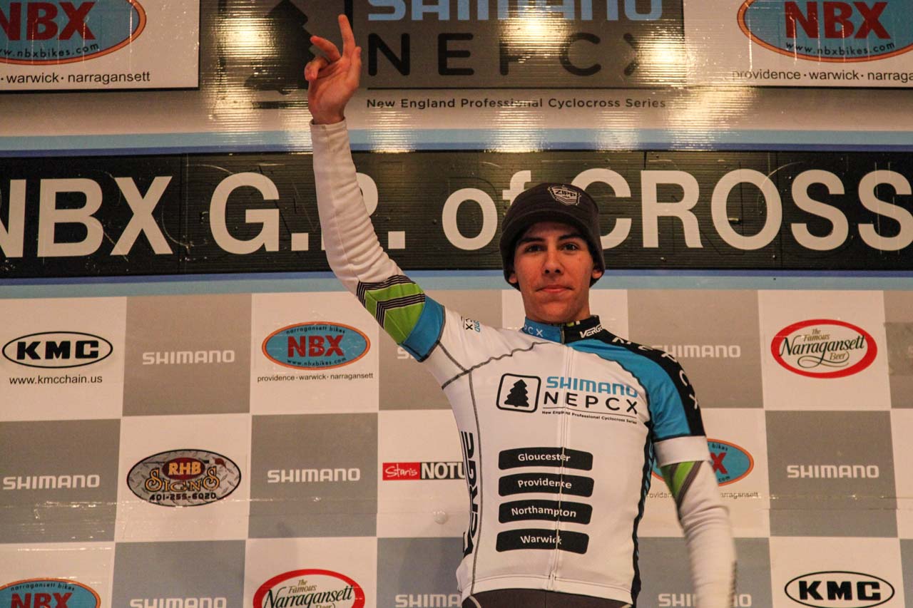 Curtis White is the top Men\'s U23 rider in the Shimano NEPCX Series. © Meg McMahon