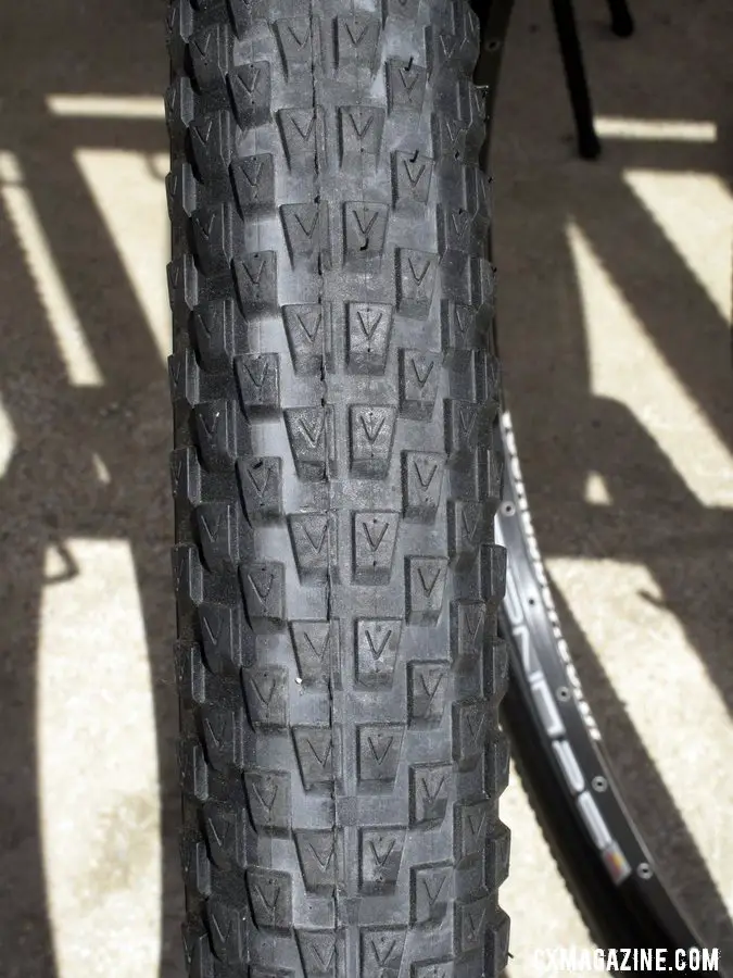 The V8, one of eight new 700c treads coming to you from Vee Rubber this fall. ©Cyclocross Magazine