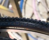 Hutchinson's dry terrain race tire, the Piranah2 CX wil shrink to 32mm in width in both clincler and tubular versions with a 34mm wire bead version also avaliable. © Kevin White