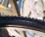 Hutchinson's dry terrain race tire, the Piranah2 CX wil shrink to 32mm in width in both clincler and tubular versions with a 34mm wire bead version also avaliable. © Kevin White Hutchinson's dry terrain race tire, the Piranah2 CX wil shrink to 32mm in width in both clincler and tubular versions with a 34mm wire bead version also avaliable. © Kevin White