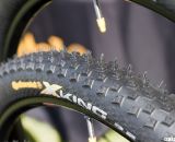 Continental said they're finally going to have full production of their long-awaited cyclocross tubulars, and they will featuring a pattern very similar to this XKing mountain bike tire.