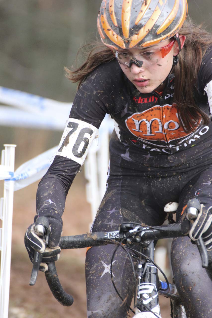 Mock Orange Pro Cx teammates and sisters Katherine and Emily Shields caused some to do a double take. © Marcia Seiler