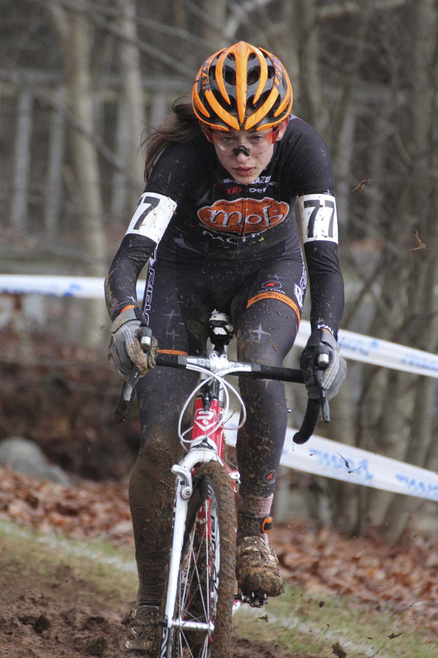 Mock Orange Pro Cx teammates and sisters Katherine and Emily Shields caused some to do a double take. © Marcia Seiler