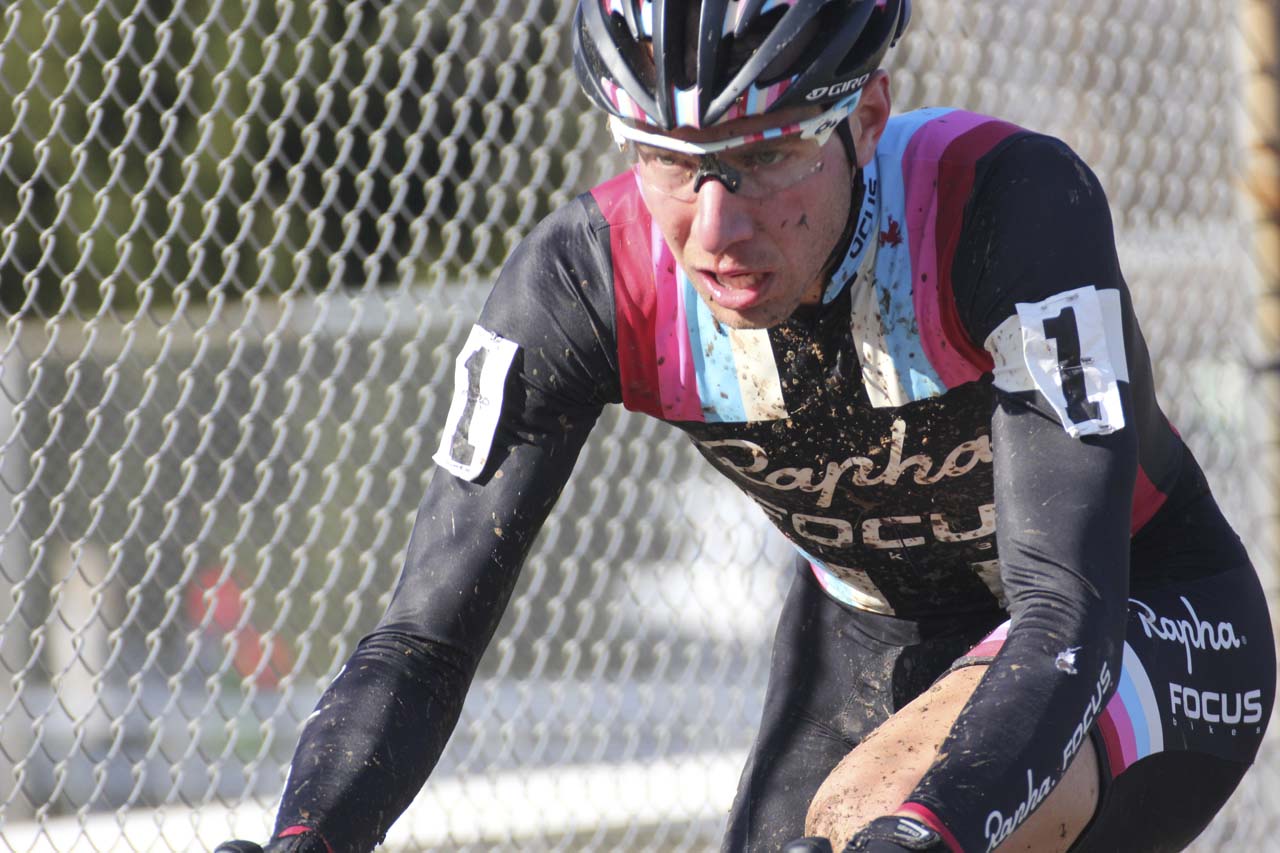 Jeremy Powers (Rapha - Focus) on his way to the win. © Marcia Seiler