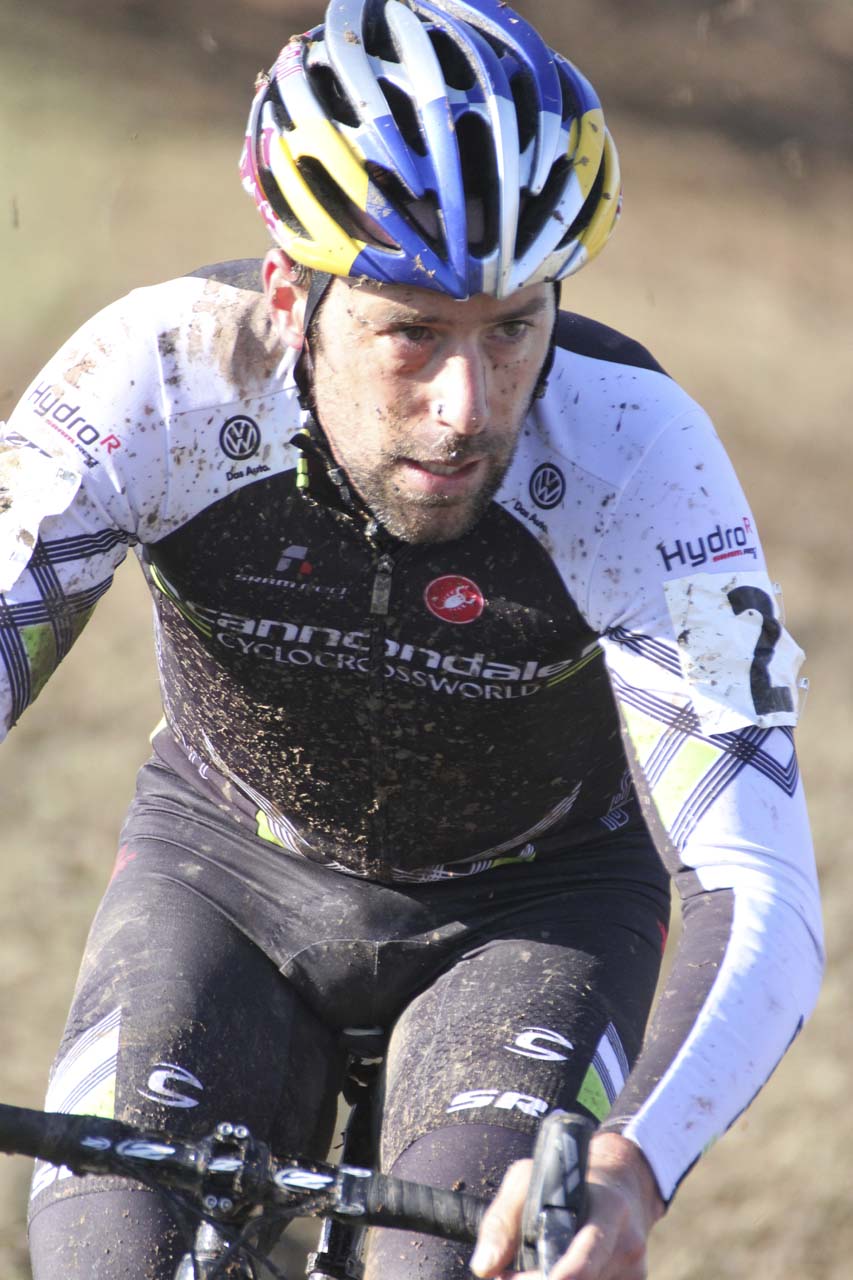 Tim Johnson (Cannondale p/b Cyclocrossworld) finished fourth for the day. © Marcia Seiler