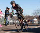 Chloe Dygert on the finishing stretch. © Kent Baumgardt