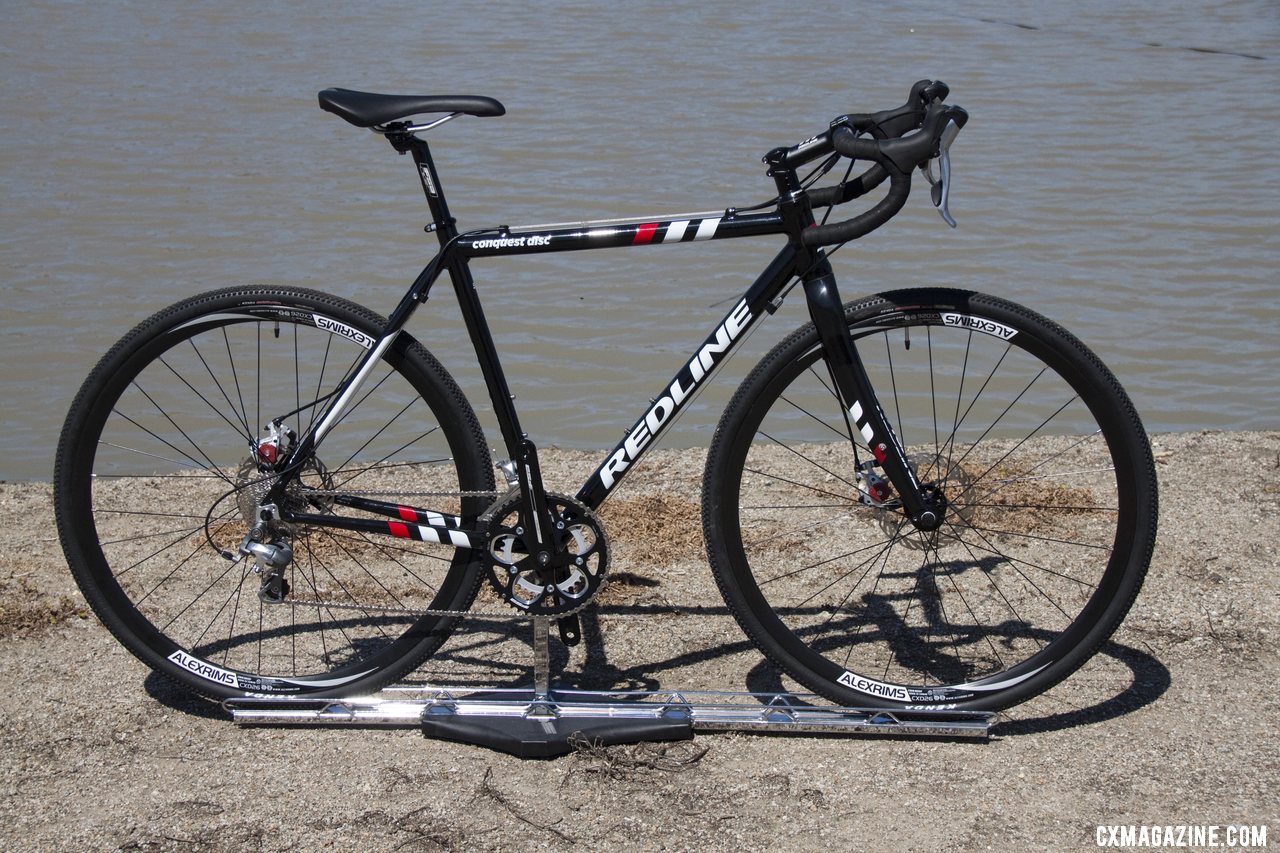 The new Redline Conquest Disc 2013, aluminum and mechanical Avid BB7 brakes, for $1500. ©Cyclocross Magazine