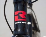 The new Redline logo on the 2013 Conquest Disc. Sea Otter 2012. ©Cyclocross Magazine