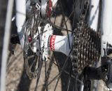 Redline sources Novatec hubs for 30mm disc-ready wheelsets. Sea Otter 2012. ©Cyclocross Magazine