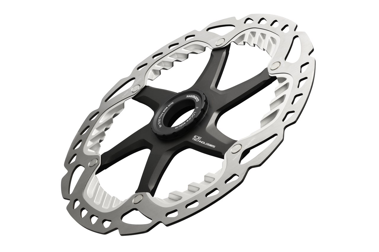 Shimano\'s 2013 Saint Mountain Bike Ice Tech Rotors. ©Shimano