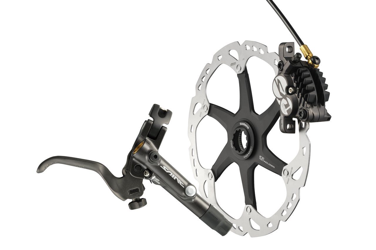 Shimano\'s new 2013 Zee Gravity Component Group. ©Shimano
