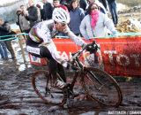 Sven Nys excelled in the mud today © Bart Hazen