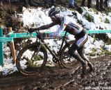 Philipp Walsleben was in the lead group before fading © Bart Hazen