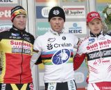 The Podium: Sven Nys, Klaas Vantornout, Kevin Pauwels © Bart Hazen