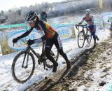 Sanne Cant leading Sanne van Paassen © Bart Hazen